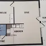 Centrum Ferielejlighed-apartment 4f 아파트 루켄